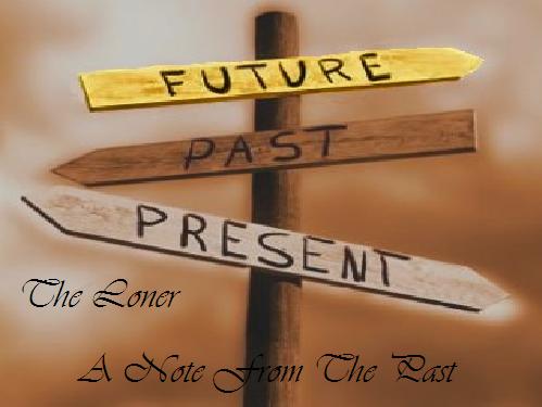A note from the past album cover